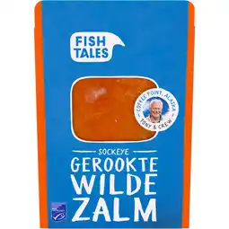 Albert Heijn Fish Tales Sockeye gerookte wilde zalm aanbieding