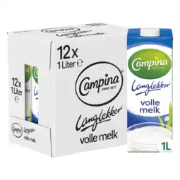 Albert Heijn Campina Langlekker volle melk aanbieding