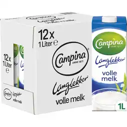 Albert Heijn Campina Langlekker volle melk aanbieding