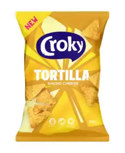 Albert Heijn Croky Tortilla nacho cheese aanbieding