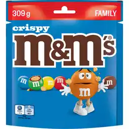 Albert Heijn M&M'S Crispy chocolade family aanbieding