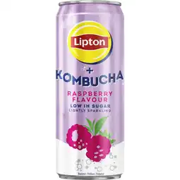 Albert Heijn Lipton Ice tea kombucha raspberry flavour aanbieding