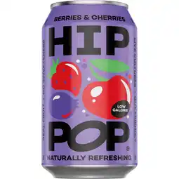 Albert Heijn Hip Pop Living soda berries & cherries aanbieding