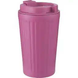 Albert Heijn Day Koffiebeker roze RVS 400ml aanbieding