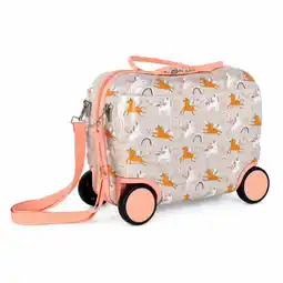 Albert Heijn Princess traveller Kids ride on trolley unicorn aanbieding