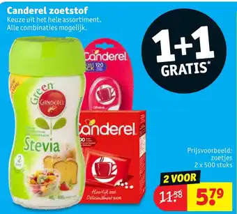 Kruidvat Canderel zoetstof aanbieding