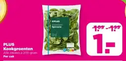 PLUS Plus kookgroenten aanbieding