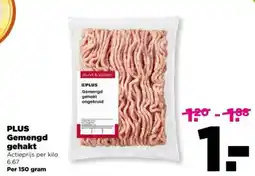 PLUS Plus gemengd gehakt aanbieding