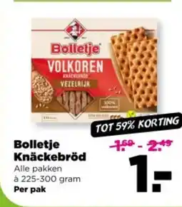 PLUS Bolletje knäckebröd aanbieding