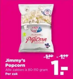 PLUS Jimmy's popcorn aanbieding