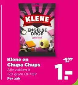 PLUS Klene en chupa chups aanbieding