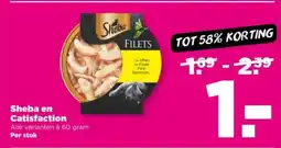 PLUS Sheba en catisfaction aanbieding