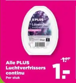 PLUS Alle plus luchtverfrissers continu aanbieding