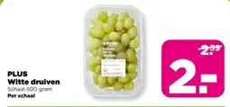 PLUS Plus witte druiven aanbieding