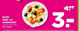 PLUS Plus fruit en meloenmix aanbieding