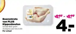 PLUS Euro boerentrots van plus kippenbouten aanbieding
