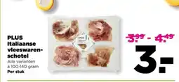 PLUS Plus italiaanse vleeswaren schotel aanbieding