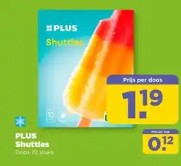 PLUS Plus shuttles aanbieding