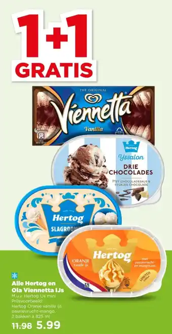 Alle Hertog en Ola Viennetta IJs
