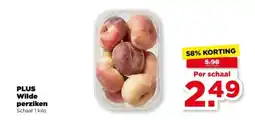 PLUS Plus wilde perziken aanbieding