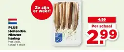 PLUS Plus hollandse nieuwe haring aanbieding