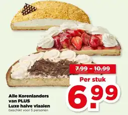PLUS Alle korenlanders van plus luxe halve vlaaien aanbieding