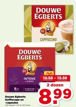 PLUS Douwe egberts koffiecups en capsules aanbieding