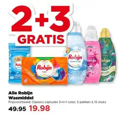 PLUS Alle robijn wasmiddel aanbieding