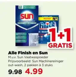 PLUS Alle Finish en Sun aanbieding