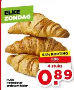 PLUS Plus roomboter croissant klein aanbieding