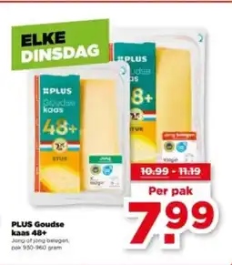 PLUS Plus goudse kaas 48+ aanbieding
