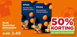 PLUS Plus rundvlees bitterballen aanbieding
