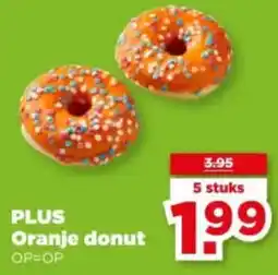 PLUS Plus oranje donut aanbieding