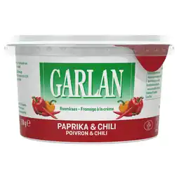 PLUS Garlan Roomkaas Paprika Chili aanbieding