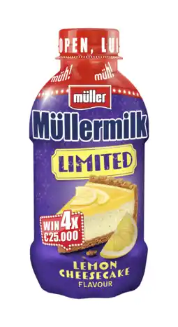 PLUS Müllermilk Limited Edition Lemon Cheesecake aanbieding