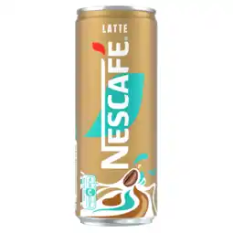 PLUS Nescafe Ready to Drink Latte ijskoffie aanbieding