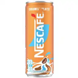PLUS Nescafe Ready to Drink Latte Caramel ijskoffie aanbieding