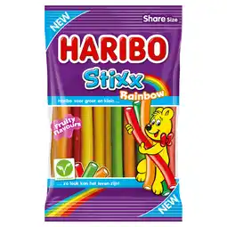 PLUS Haribo Stixx rainbow aanbieding