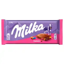 PLUS Milka Chocoladereep Confetti aanbieding