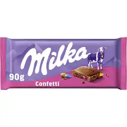 PLUS Milka Chocoladereep Confetti aanbieding