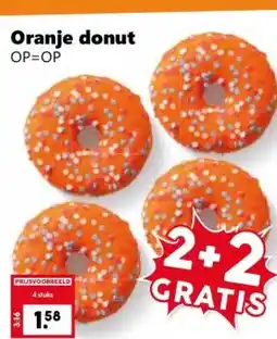 Coop Oranje donut aanbieding