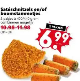 Coop Satéschnitzels en/of boomstammetjes aanbieding