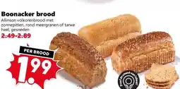 Coop Boonacker brood aanbieding