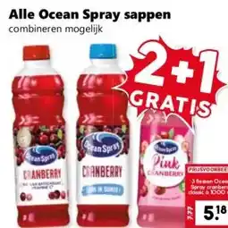 Coop Alle Ocean Spray sappen aanbieding