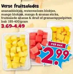 Boon`s Markt Verse fruitsalades aanbieding