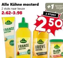 Coop Alle Kühne mosterd aanbieding