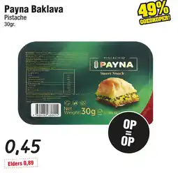 Budget Food Payna Baklava Pistache aanbieding