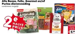 Coop Alle Bonzo, Felix, Gourmet en/of Purina dierenvoeding aanbieding