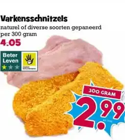 Boon`s Markt Varkensschnitzels aanbieding