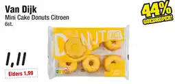 Budget Food Van Dijk Mini Cake Donuts Citroen aanbieding